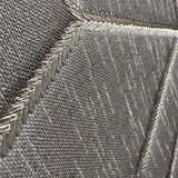 Veer Decor Embroidery Stich Diamond Taupe Wallpaper 8387-AB2