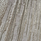 Veer Decor Embroidered Crushed Silk Cream Wallpaper 8387-AC1