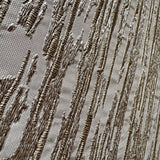 Veer Decor Embroidered Crushed Silk Gold Wallpaper 8387-AC3