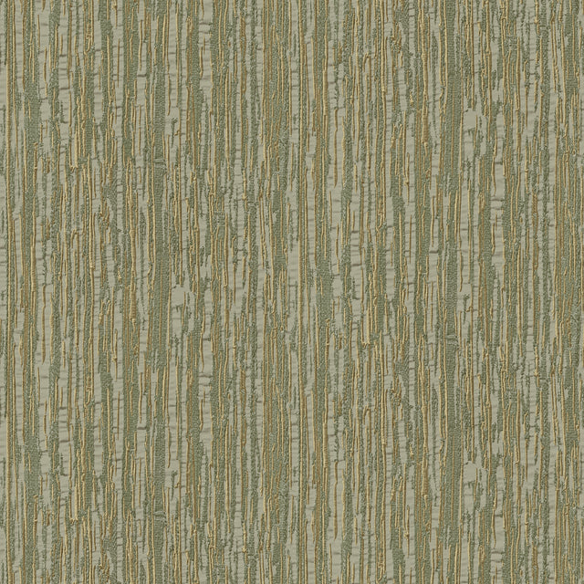 Veer Decor Embroidered Crushed Silk Green Wallpaper 8387-AC4