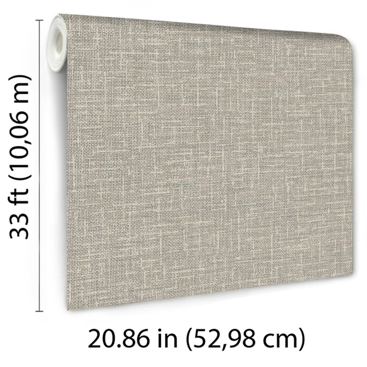 Veer Decor Hessian Grey Wallpaper 8387-AE3