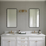 Veer Decor Geometric Silk White Wallpaper 8387-AG1