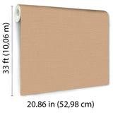 Veer Decor Fine Silk Orange Wallpaper 8387-AH7
