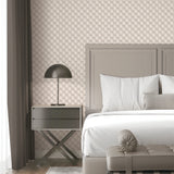 Veer Decor Geometric Trellis Gold Wallpaper 8387-AJ2