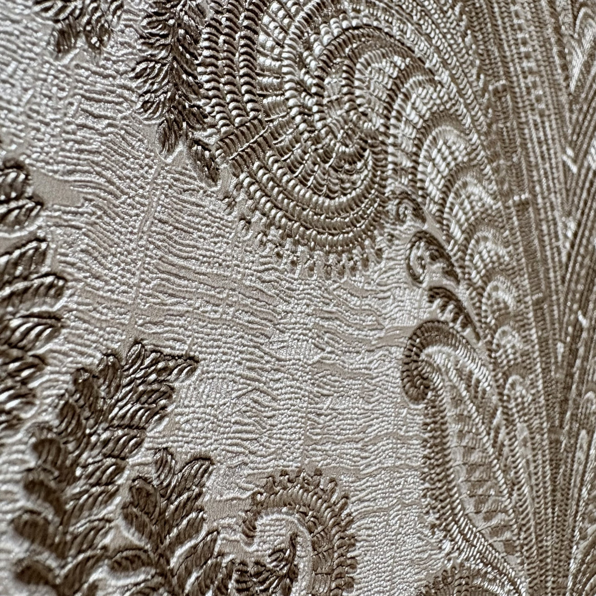 Veer Decor Traditional Damask Taupe Wallpaper 8387-AL2