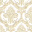 Veer Decor Traditional Damask Gold Wallpaper 8387-AL5