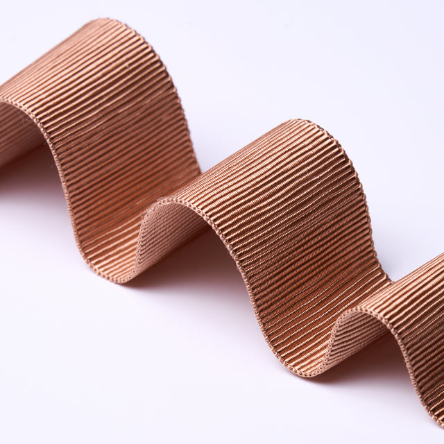 Schumacher 83871 WIDE FAILLE TAPE in PEACH Trim - PERENNIAL 