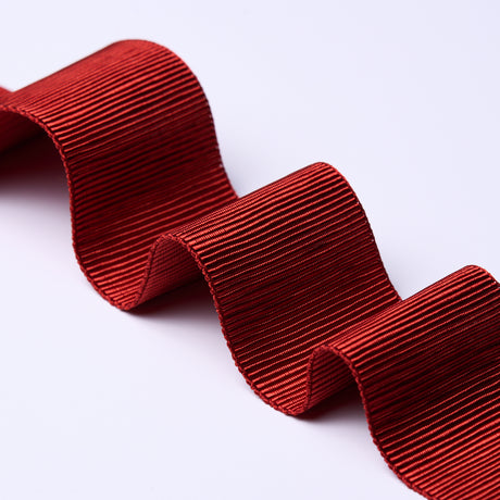 Schumacher 83872 WIDE FAILLE TAPE in FLAME Trim - PERENNIAL 