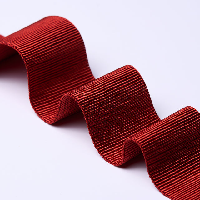 Schumacher 83872 WIDE FAILLE TAPE in FLAME Trim - PERENNIAL 