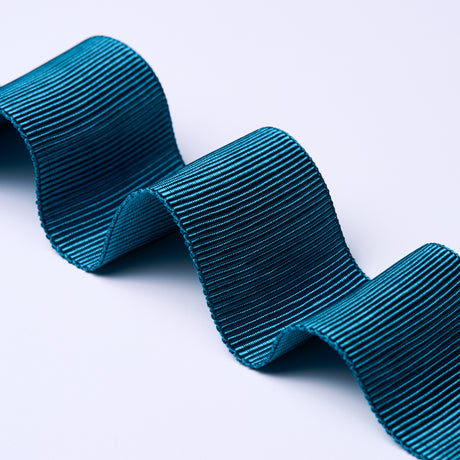 Schumacher 83874 WIDE FAILLE TAPE in PEACOCK Trim - PERENNIA
