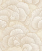 Veer Decor Embroidered Ginkgo Beige Wallpaper 8388-AA2