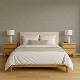 Veer Decor Washed Linen Weave Sage Wallpaper 8388-AB5