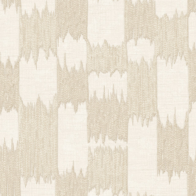 Veer Decor Ikat Echo Beige Wallpaper 8388-AC2