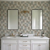 Veer Decor Ikat Echo Blue Wallpaper 8388-AC4