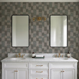 Veer Decor Ikat Echo Grey Wallpaper 8388-AC5