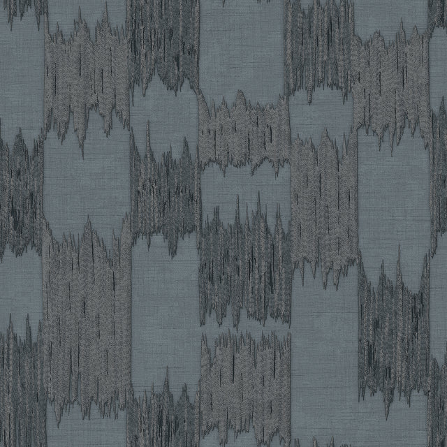Veer Decor Ikat Echo Black Wallpaper 8388-AC6