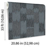 Veer Decor Ikat Echo Black Wallpaper 8388-AC6