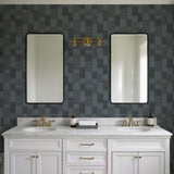 Veer Decor Ikat Echo Black Wallpaper 8388-AC6