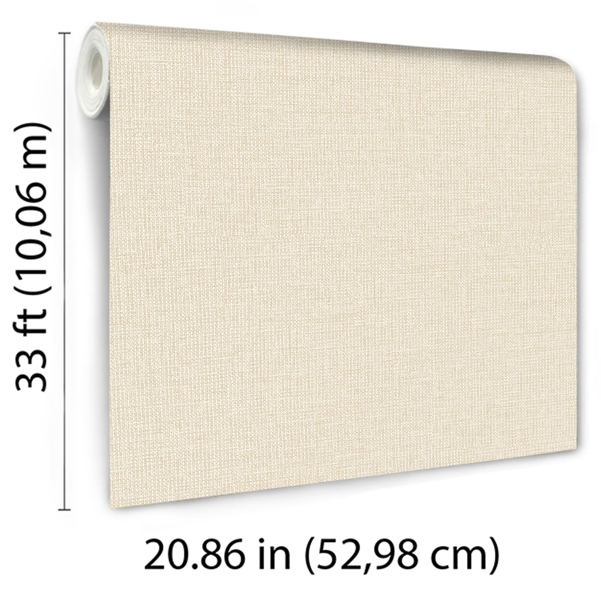 Veer Decor Upholstery Weave Cream Wallpaper 8388-AD2