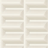 Veer Decor Embroidered Grecian Key Cream Wallpaper 8388-AG1