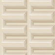 Veer Decor Embroidered Grecian Key Beige Wallpaper 8388-AG2