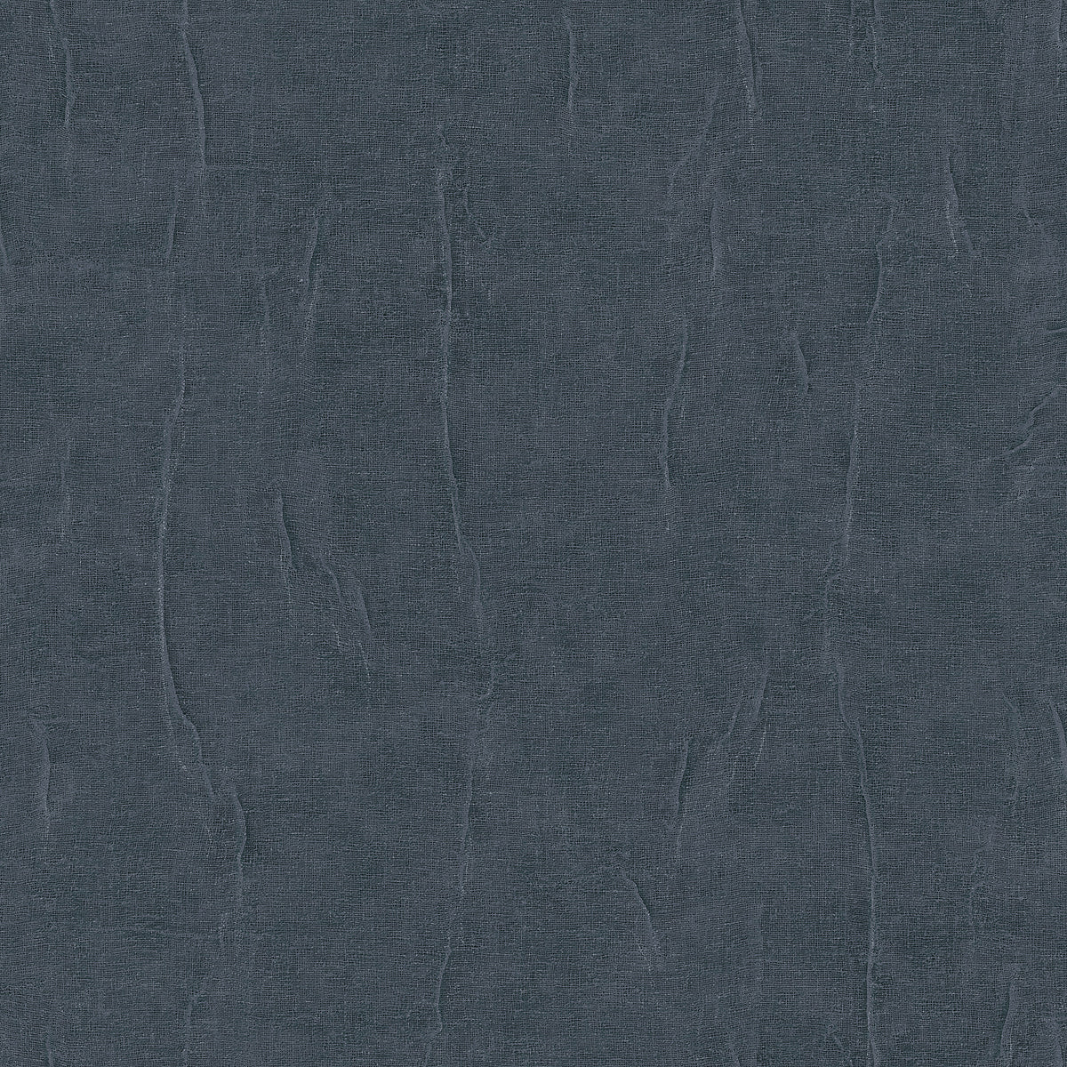 Veer Decor Crushed Linen Texture Blue Wallpaper 8388-AH6
