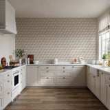 Veer Decor Woodgrain Grid White Wallpaper 8388-AI1
