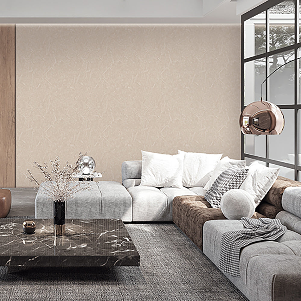 Veer Decor Pressed Woodwork Tan Wallpaper 8388-AJ3