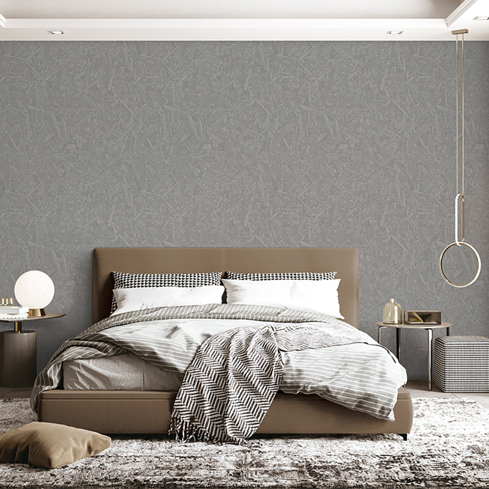 Veer Decor Pressed Woodwork Taupe Wallpaper 8388-AJ4