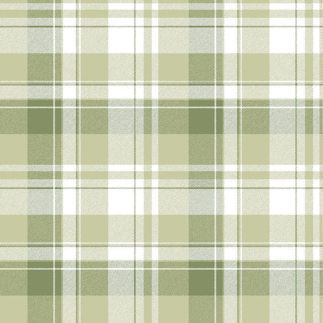 Galerie Blooming Garden Check Plaid Green Wallpaper 8388