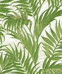 Veer Decor Embroidered Palm Green Wallpaper 8389-AA10