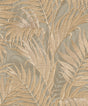 Veer Decor Embroidered Palm Gold Wallpaper 8389-AA5