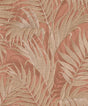 Veer Decor Embroidered Palm Coral Wallpaper 8389-AA6