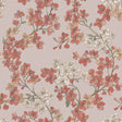 Veer Decor Embroidered Cherry Bloom Red Wallpaper 8389-AB4