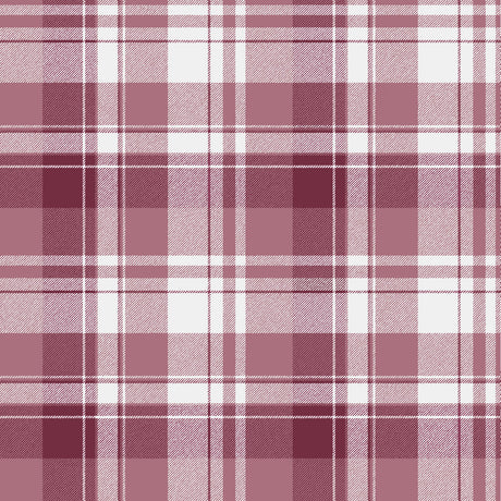 Galerie Blooming Garden Check Plaid Red Wallpaper 8389
