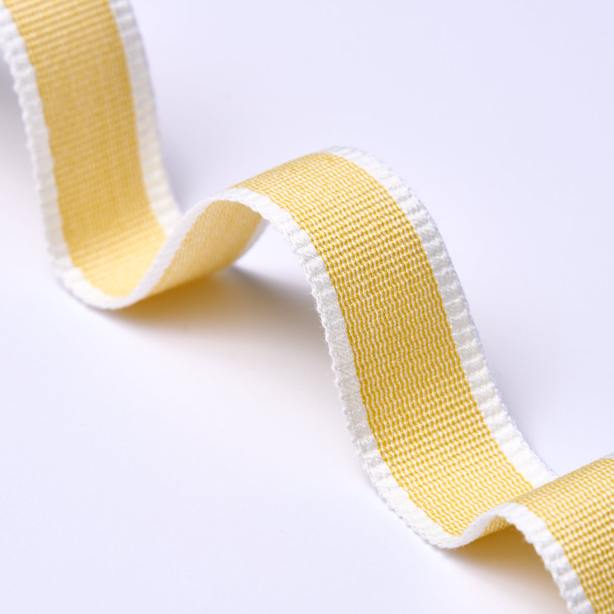 Schumacher 83890 SANDPIPER TAPE NARROW in YELLOW Trim - PERE
