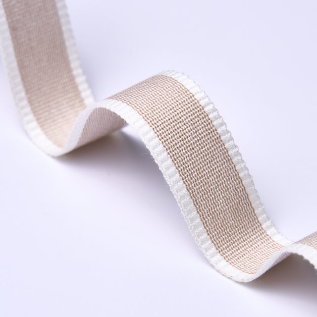 Schumacher 83891 SANDPIPER TAPE NARROW in NATURAL Trim - PER