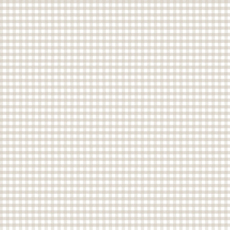 Galerie Blooming Garden Check Plaid Beige Wallpaper 8390