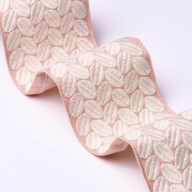Schumacher 83910 BERKELEY TAPE WIDE in BLUSH Trim - PERENNIA