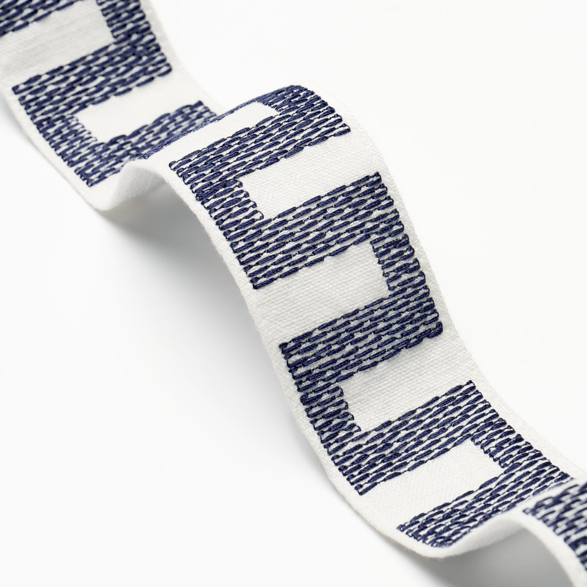 Schumacher 83922 MATRIX TAPE NARROW in BLUE Trim - PERENNIAL