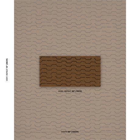 Schumacher Patek Wool Bouclé Umber Fabric - Eade's Wallpaper