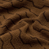Schumacher Patek Wool Bouclé Umber Fabric - Eade's Wallpaper