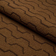 Schumacher Patek Wool Bouclé Umber Fabric - Eade's Wallpaper