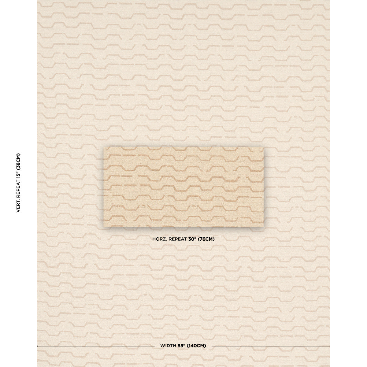 Schumacher Patek Wool Bouclé Sand Fabric - Eade's Wallpaper