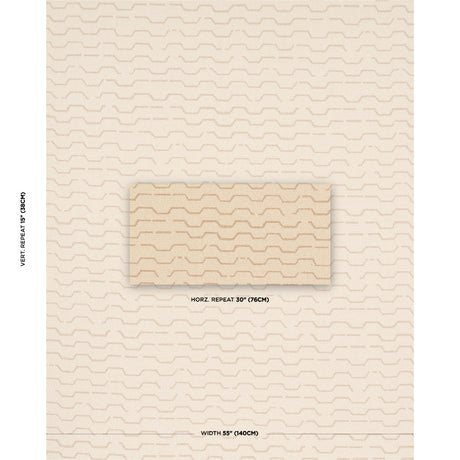 Schumacher Patek Wool Bouclé Sand Fabric - Eade's Wallpaper