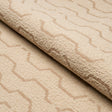 Schumacher Patek Wool Bouclé Sand Fabric - Eade's Wallpaper