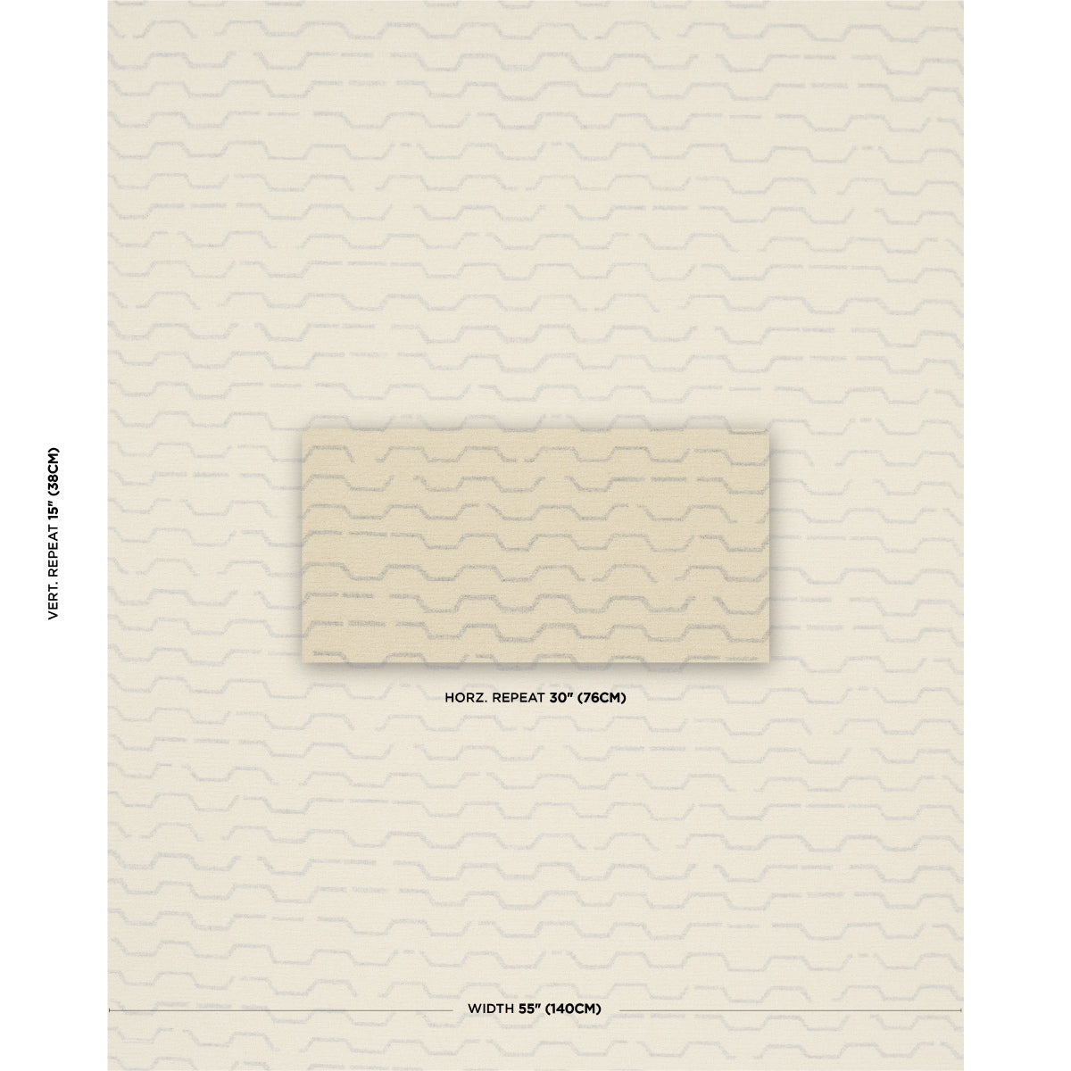 Schumacher Patek Wool Bouclé Ivory Fabric - Eade's Wallpaper