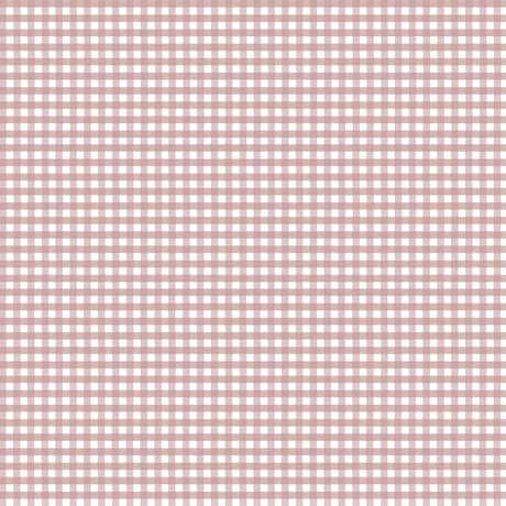 Galerie Blooming Garden Check Plaid Pink Wallpaper 8394