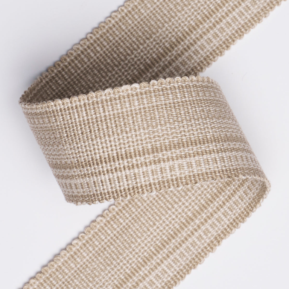 Schumacher 83940 COTTON STRIÃ‰ TAPE MEDIUM in SAND Trim - PA