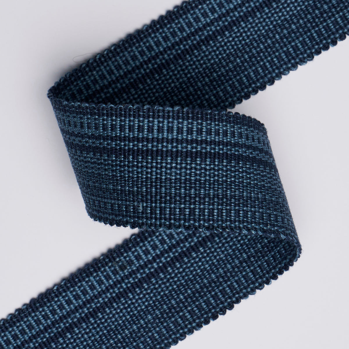 Schumacher 83941 COTTON STRIÃ‰ TAPE MEDIUM in INDIGO Trim - 